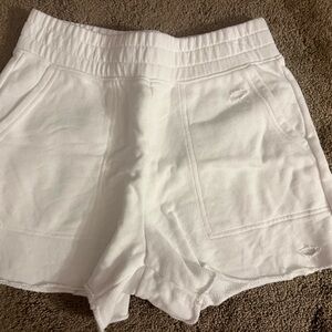 Aerie High Waist White Shorts